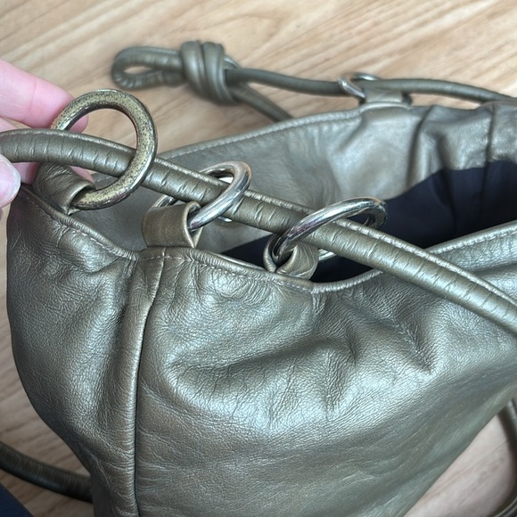 Olive Green and jeweled bag - Picture 6 of 7